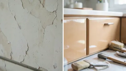 jak odnowić stare meble kuchenne z okleiny